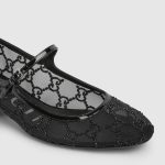 Gucci Women’s GG crystal ballet flat - Image 2